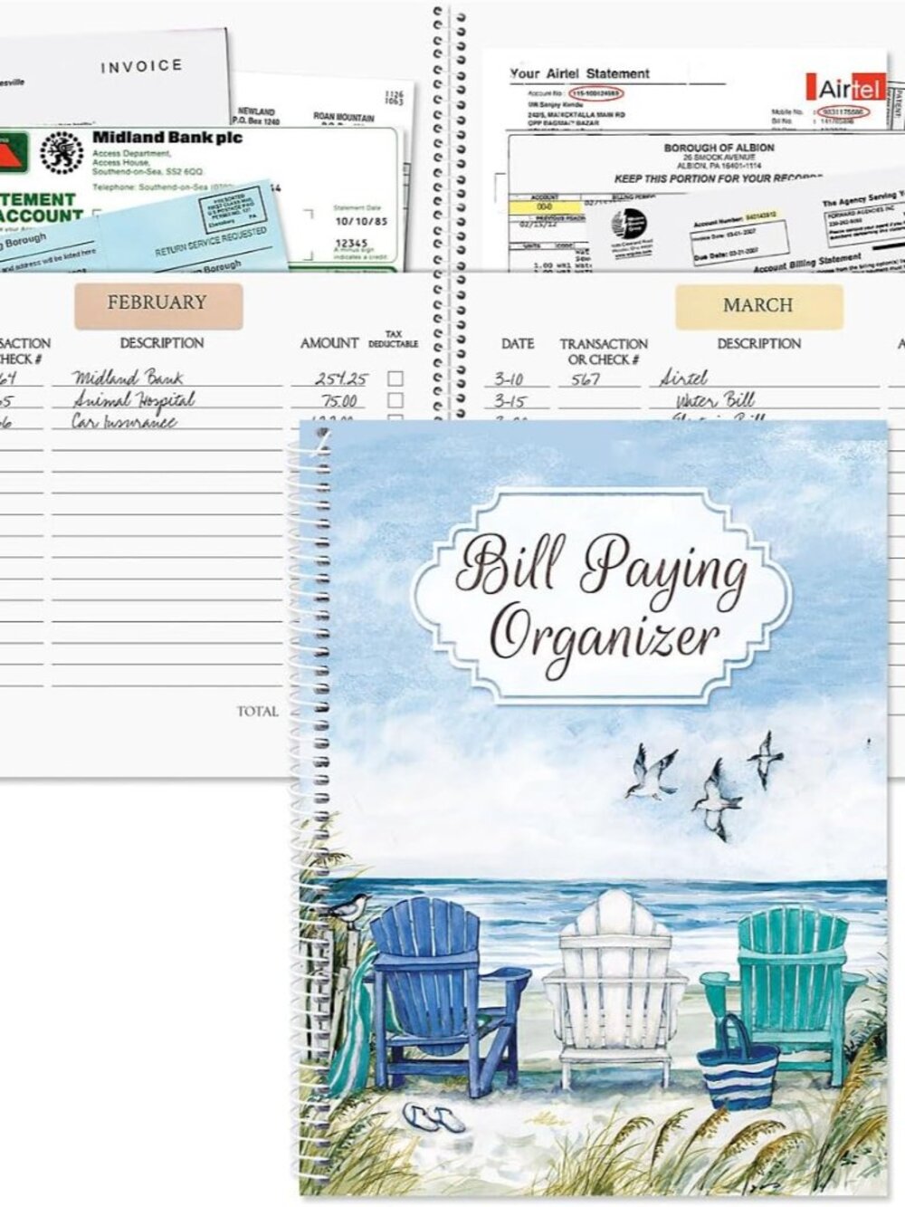 Bill Paying Organizer Book